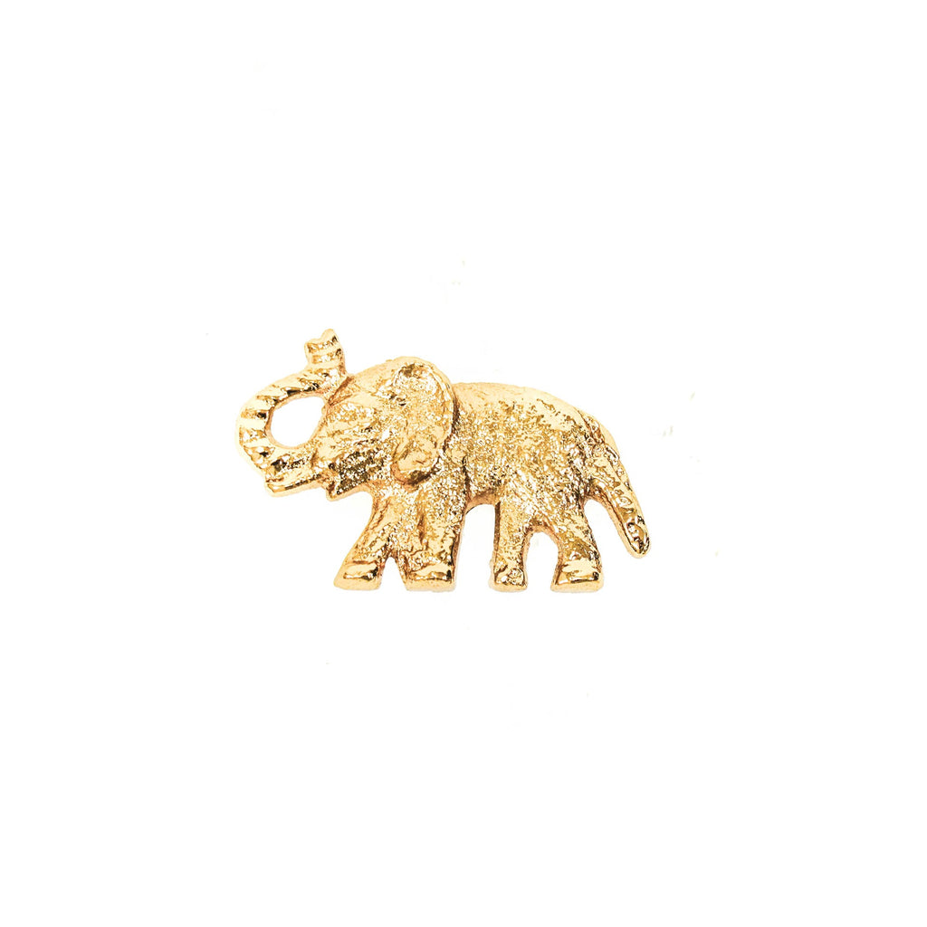 HV S2 Kerzenstecker - Elefant - Gold - 7x4x1 cm