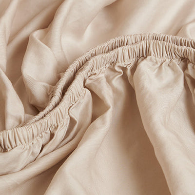 Kids - Fitted sheet TENCEL™ Twill Beige