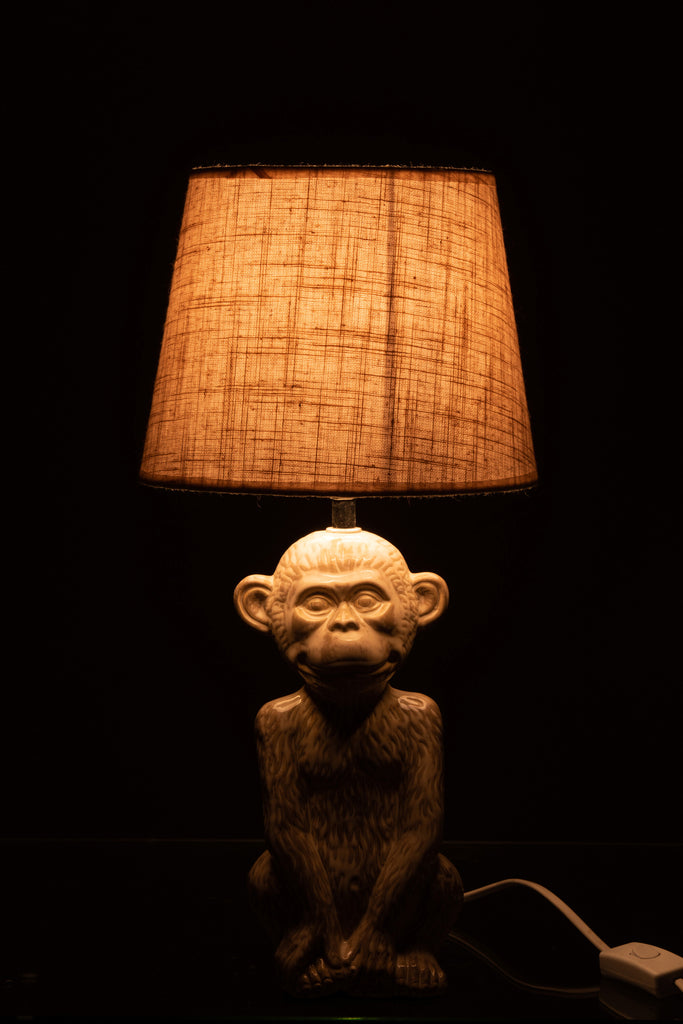 Lamp Ape Cem/Tex Beige/Beige