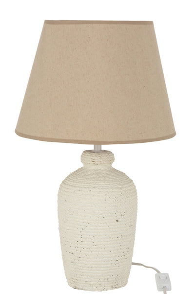 Lamp Esmee Cem/Tex White/Beige