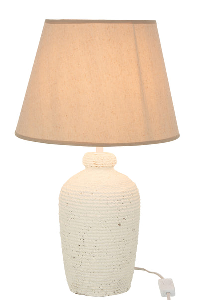 Lamp Esmee Cem/Tex White/Beige