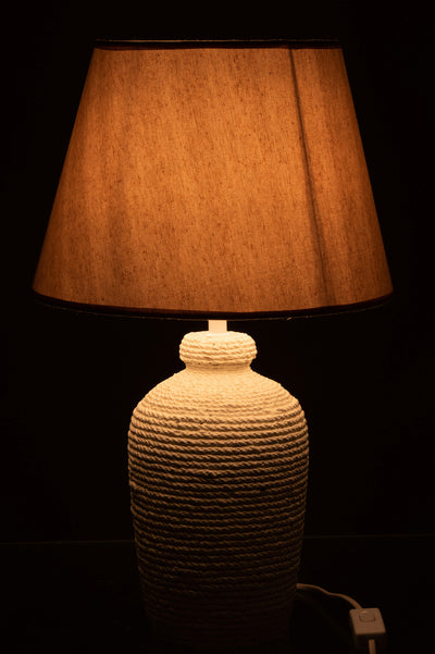 Lamp Esmee Cem/Tex White/Beige