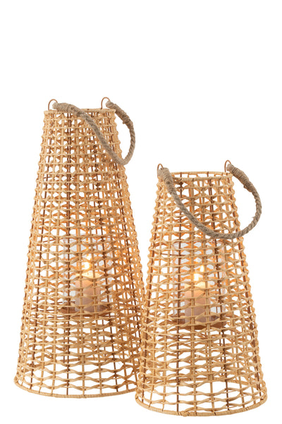 Lantern Anais Rattan Natural Large