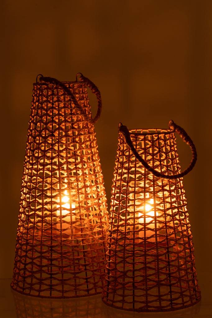 Lantern Anais Rattan Natural Large