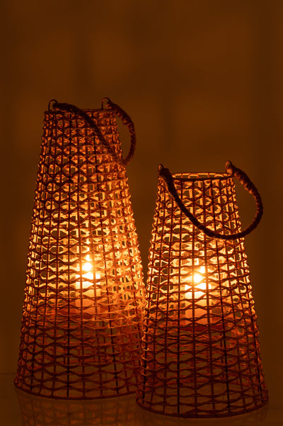 Lantern Anais Rattan Natural Large