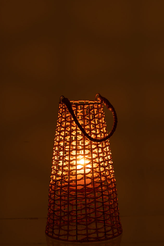 Lantern Anais Rattan Natural Small