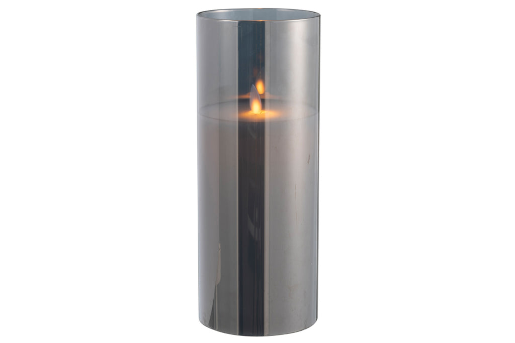 Ledlamp Shining Glass Grey Large