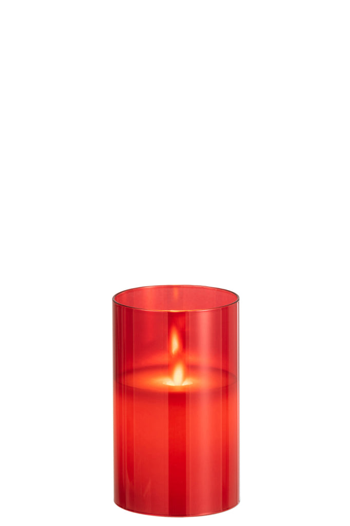 LED-Lampe Shining Glass Red Small