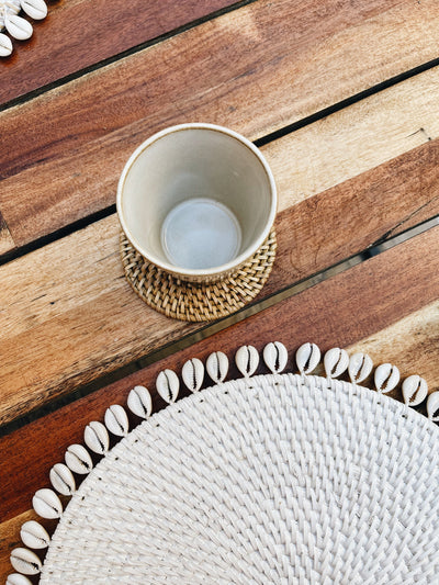 Lombok Rattan coaster