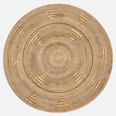 Lombok Rattan Wanddekoration Natur – 60cm