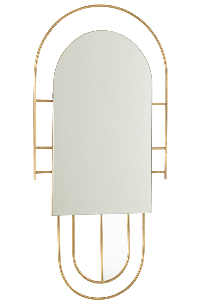 Mirror Ines Metal Gold