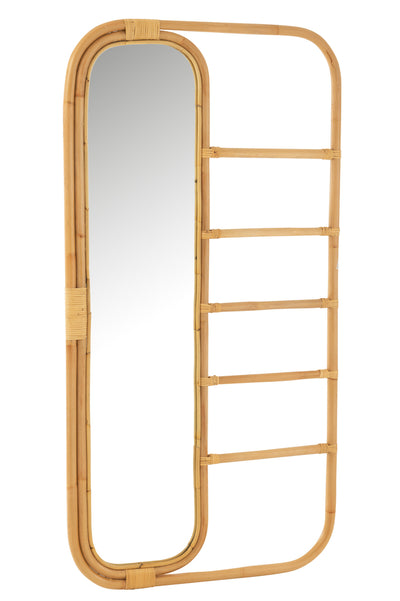 Mirror Ladder Rattan Natural