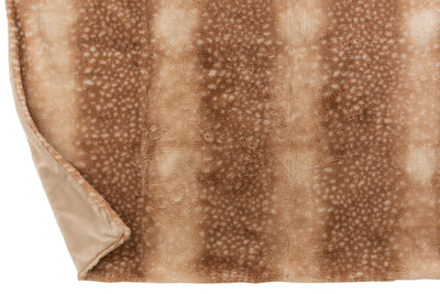 Plaid Bambi Polyester Braun/Beige