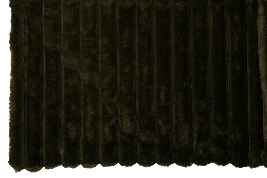 Plaid Corduroy Polyester Green