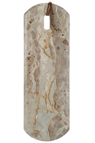 Shelf Rectangle Marble Beige Large