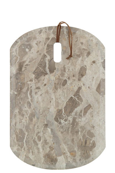 Shelf Rectangle Marble Beige Small