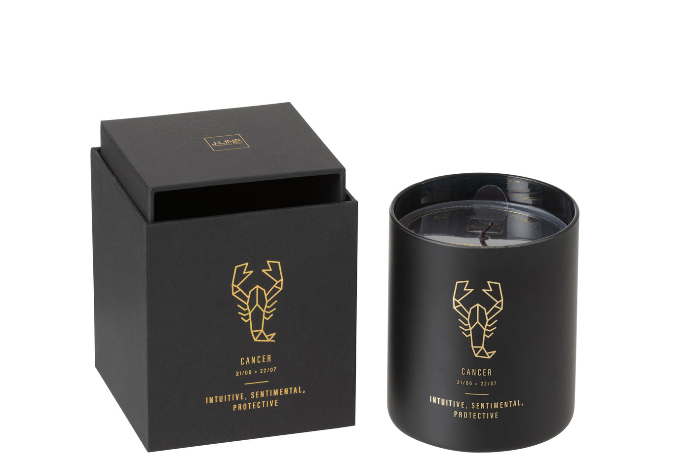 SCENTED CANDLE ASTRO CANCER BLACK-50H