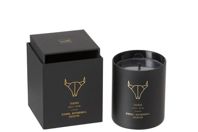 SCENTED CANDLE ASTRO TAURUS BLACK-50