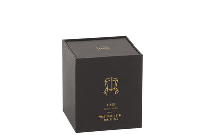 SCENTED CANDLE ASTRO VIRGO BLACK-50H