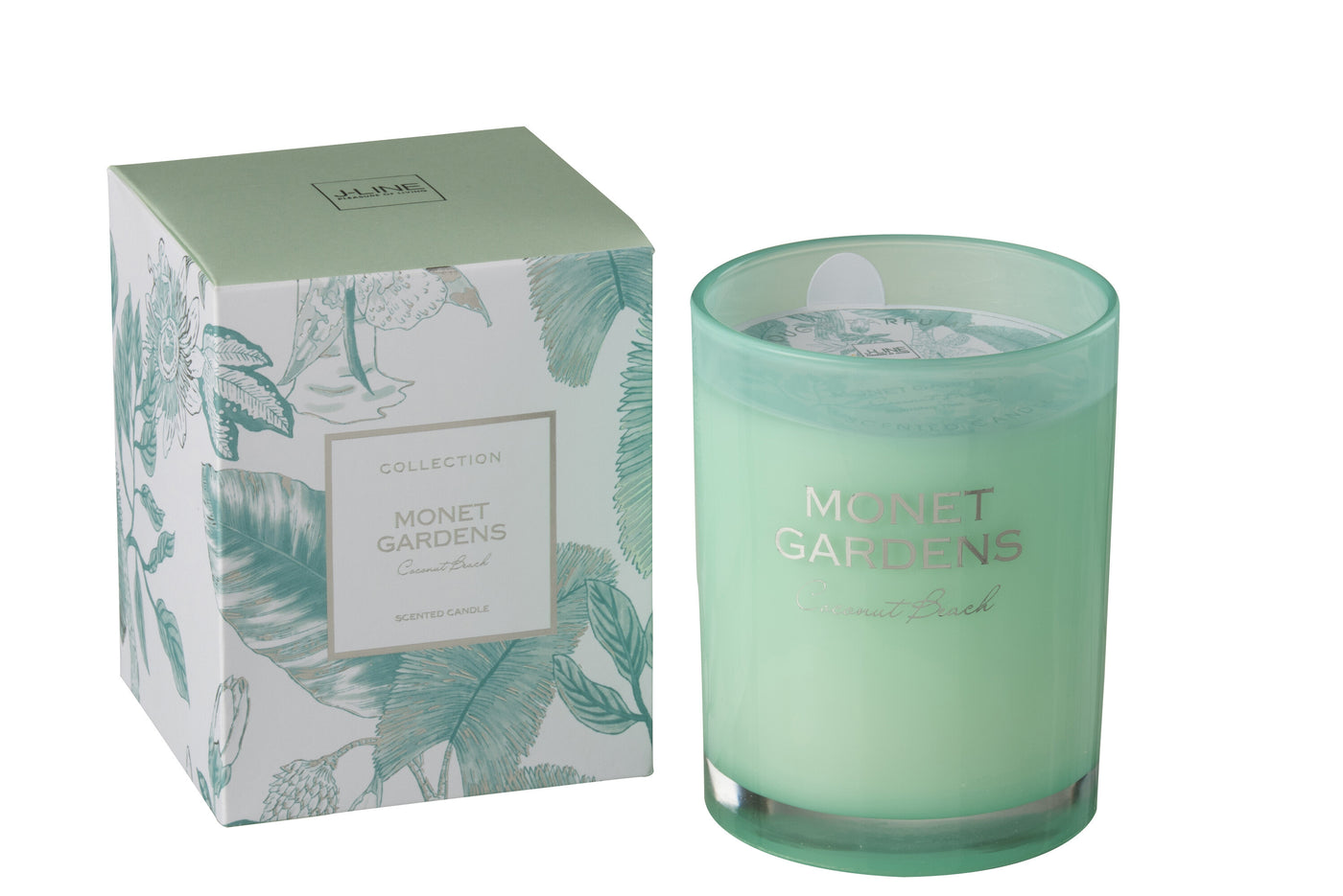 SCENTED CANDLE MONET GARDENS AQUA LARGE 70U