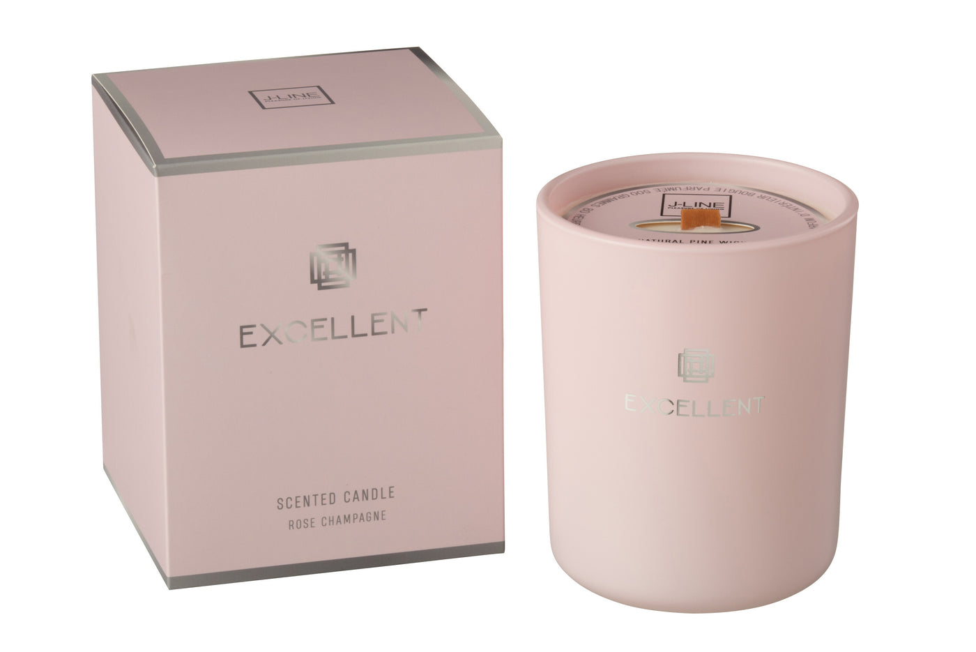 SCENTED CANDLE EXCELLENT GLASS PINK MEDIUM-80U