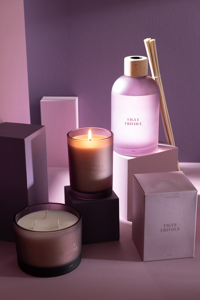 2 Set Accords Essentiels Figue Frivole Diffuser + Candle