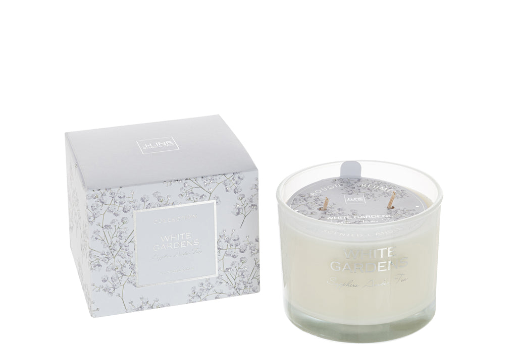 Scented Candle White Gardens White Small-30U