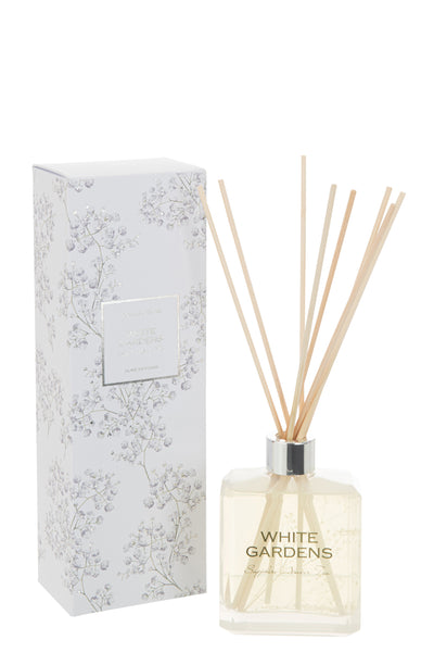 SCENTED OIL+STICKS WHITE GARDENS WHITE