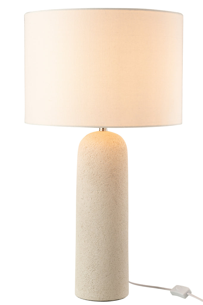 Table Lamp Isla Terracotta White