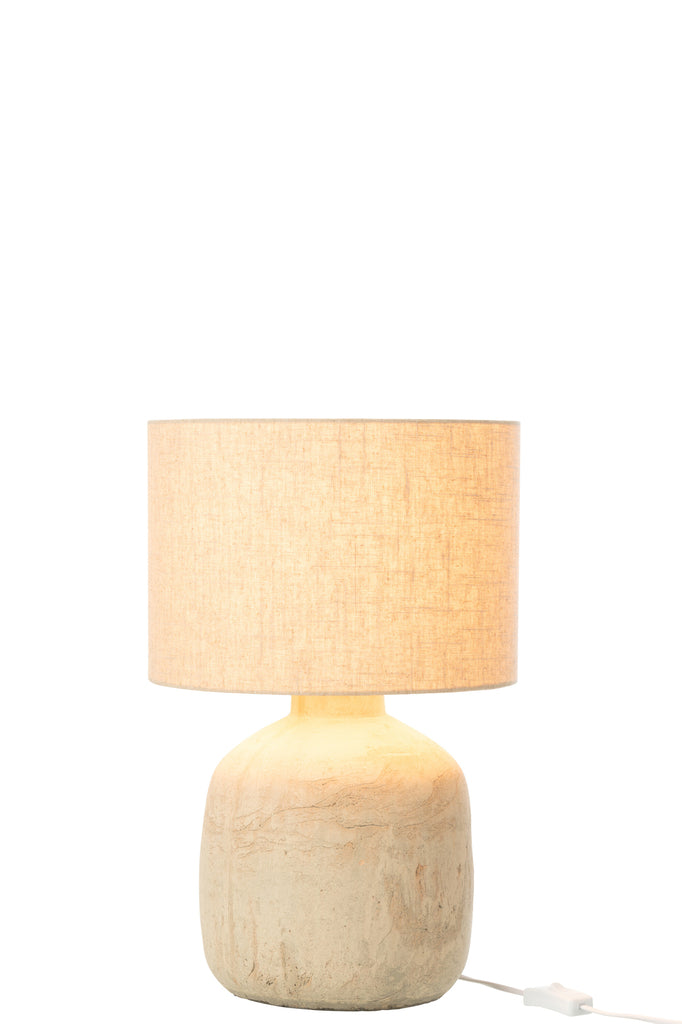 Table Lamp Mia Terracotta Beige Small