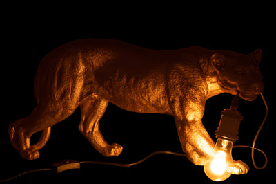 Table Lamp Puma Resin Gold Large