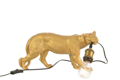 Table Lamp Puma Resin Gold Small