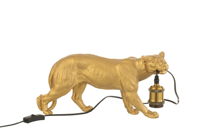 Table Lamp Puma Resin Gold Small