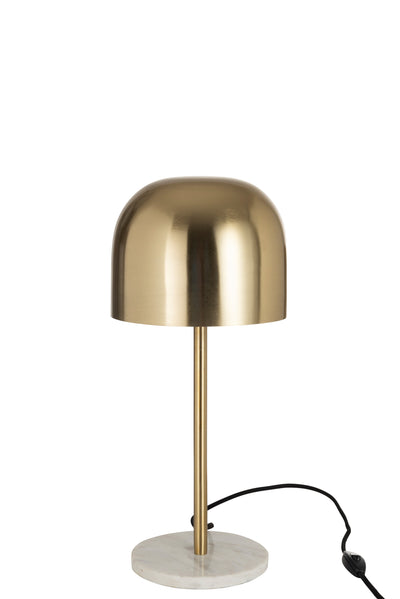 TISCHLAMPE QUEEN METALL MARMOR GOLD