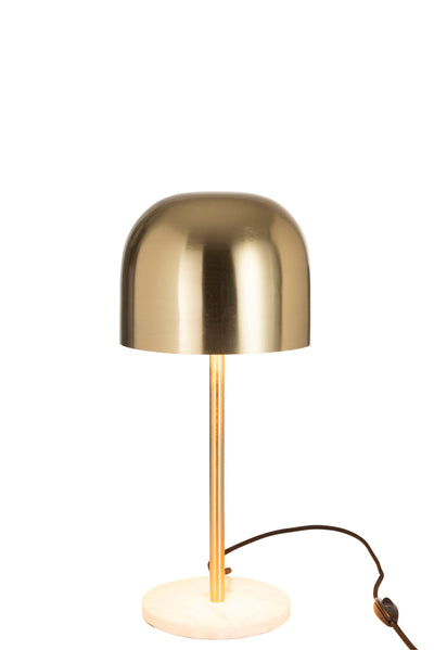 TISCHLAMPE QUEEN METALL MARMOR GOLD