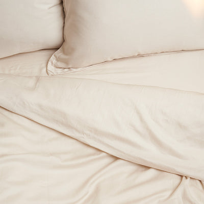 Tencel duvet cover beige