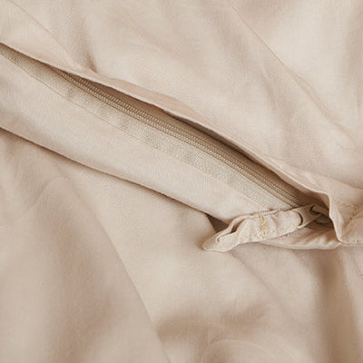 Tencel-Bettbezug beige