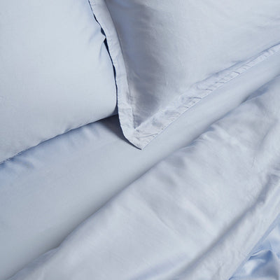 Tencel pillowcase light blue