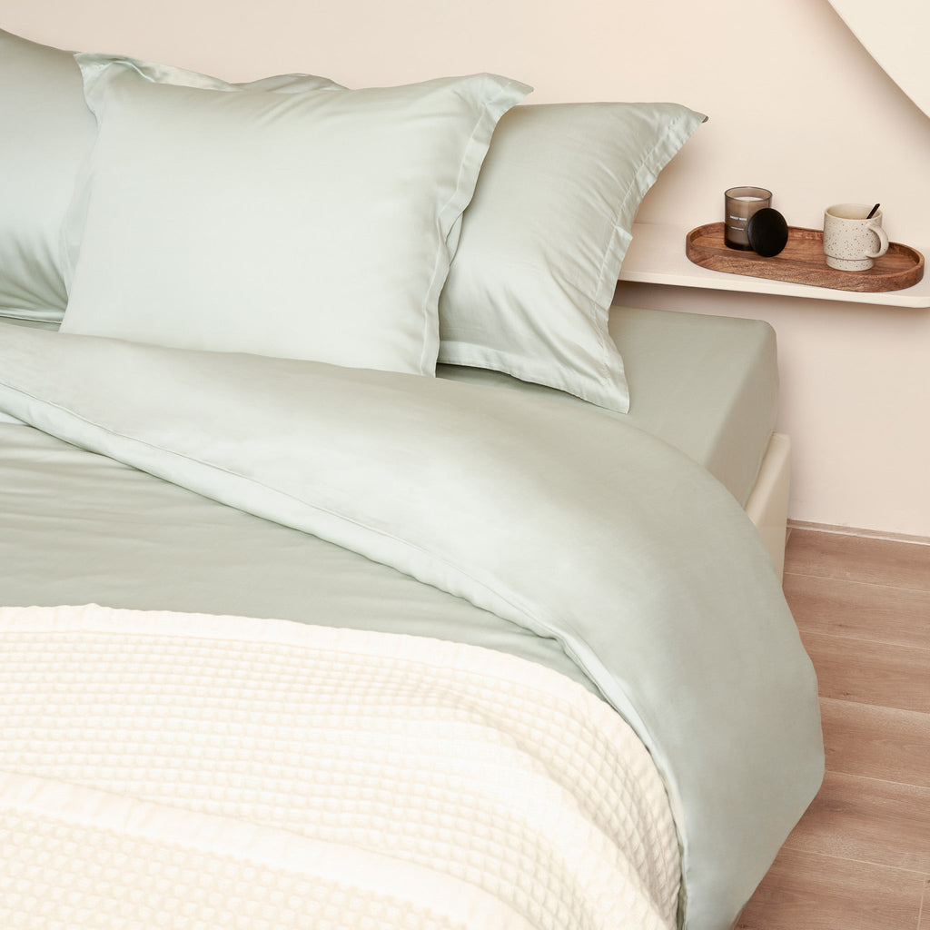 TENCEL™ - Sateen Pillowcase Gray Green 