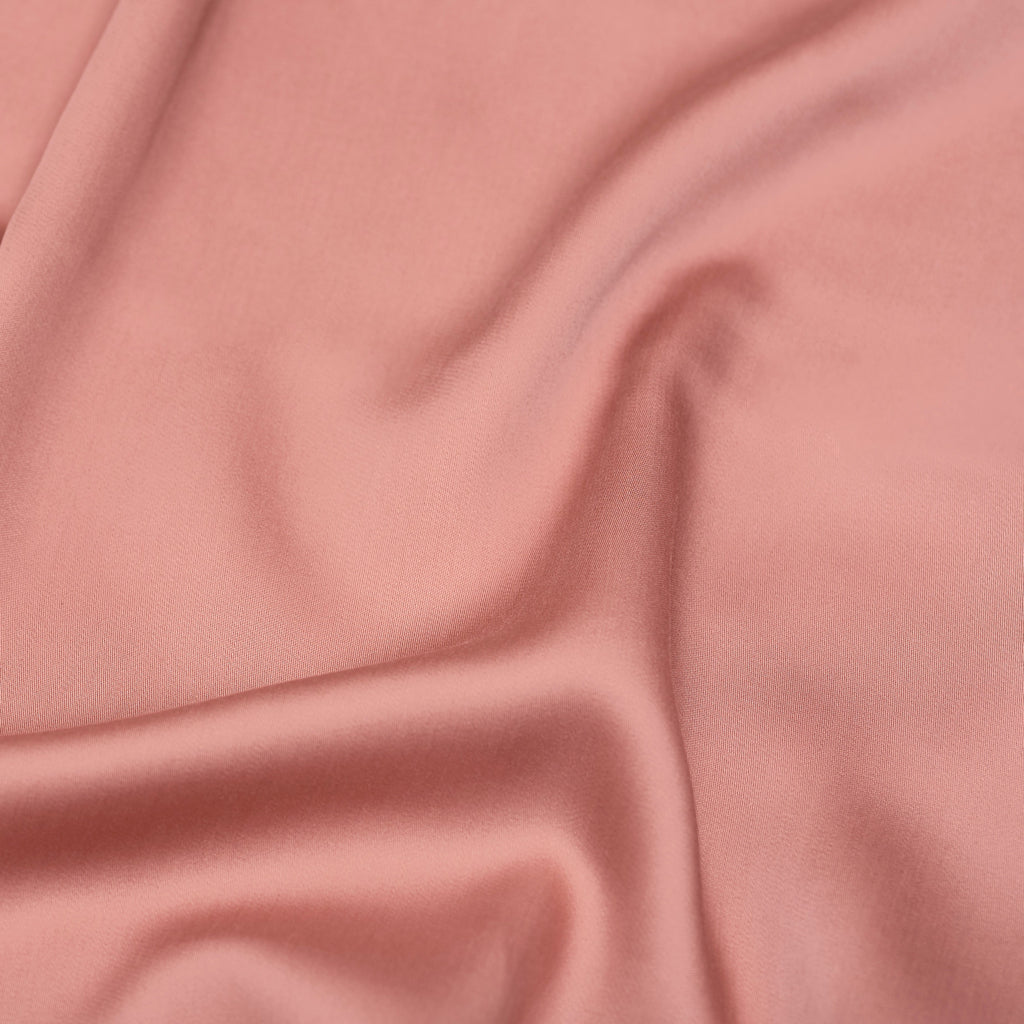 TENCEL™ – Satin-Kissenbezug Terra Pink 