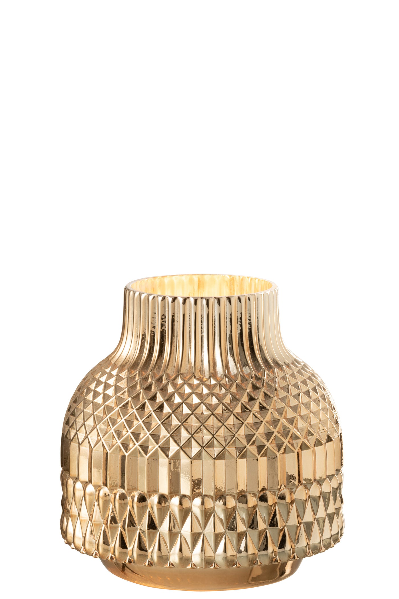 VASE ARI GLAS GOLD KLEIN