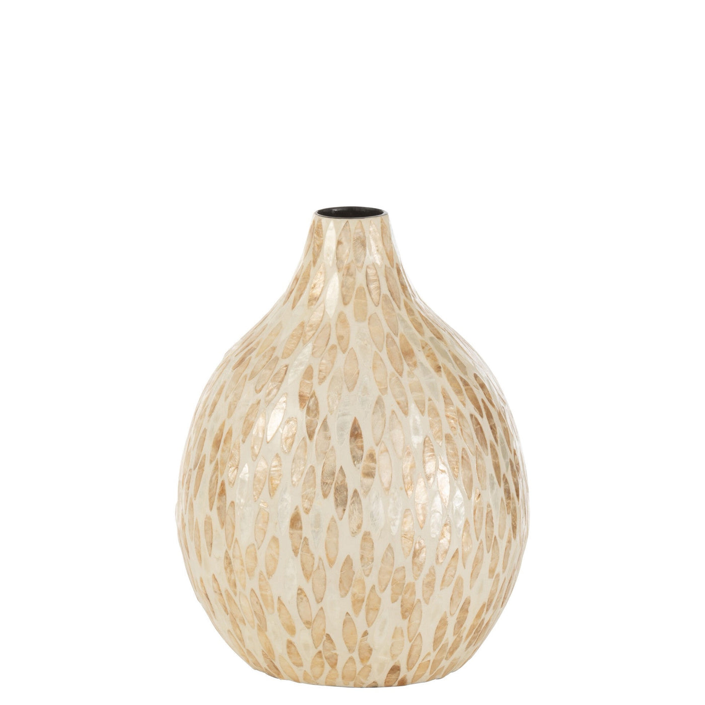 VASE DROP SHELLS/BAMBOO