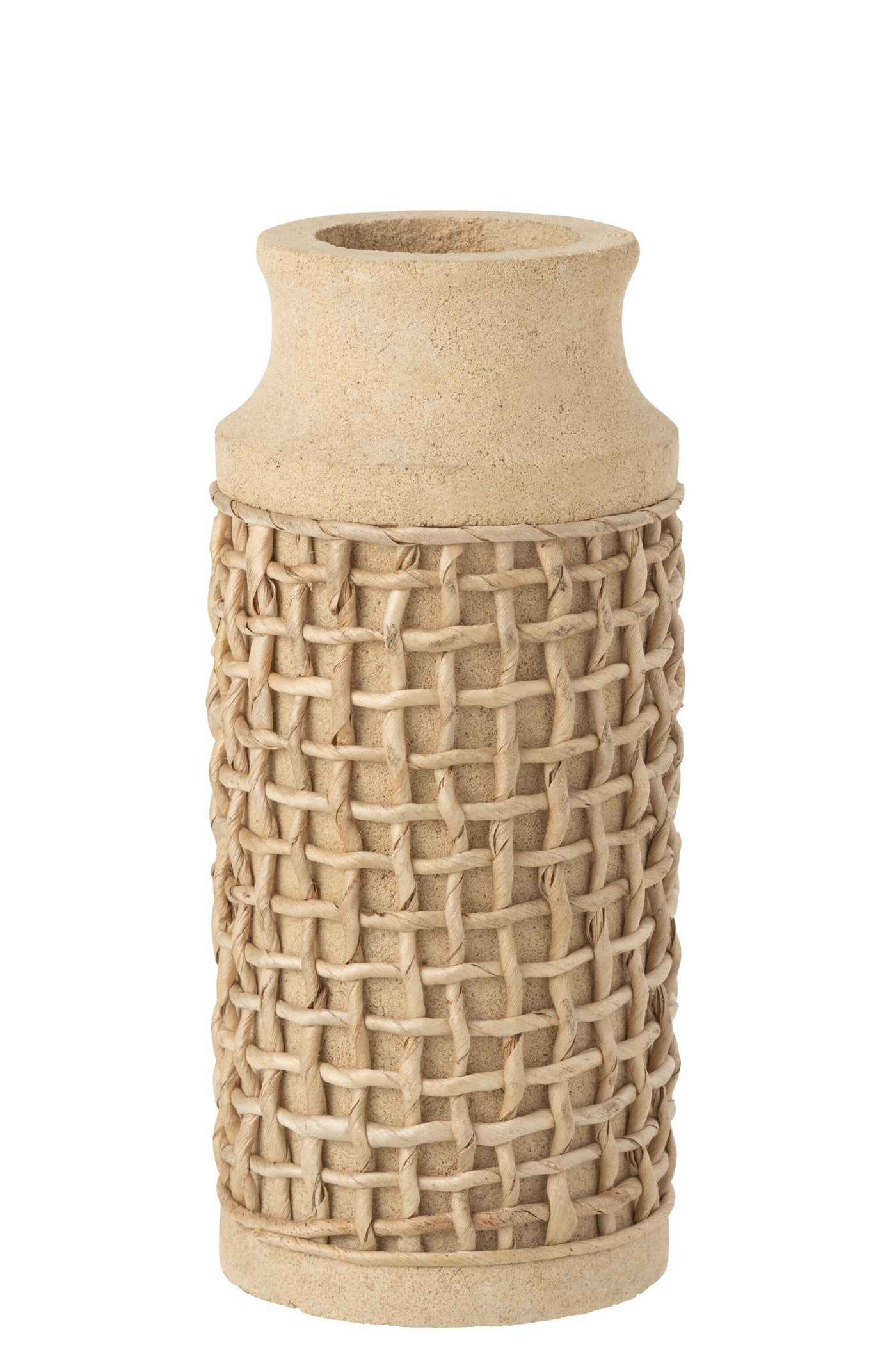 VASE ELLA ZEMENT SAND NATUR