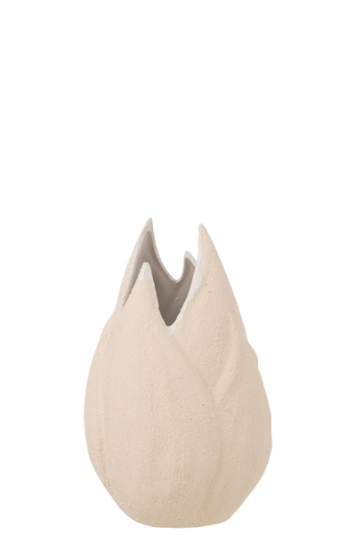 VASE SAND CERAMIC BEI L