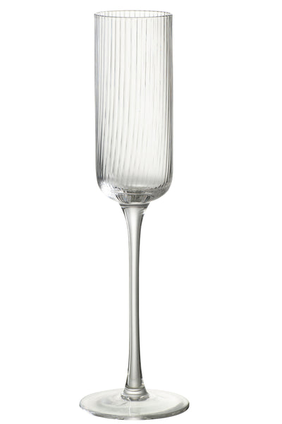 Verre A Champagne Louise Verre Transparent