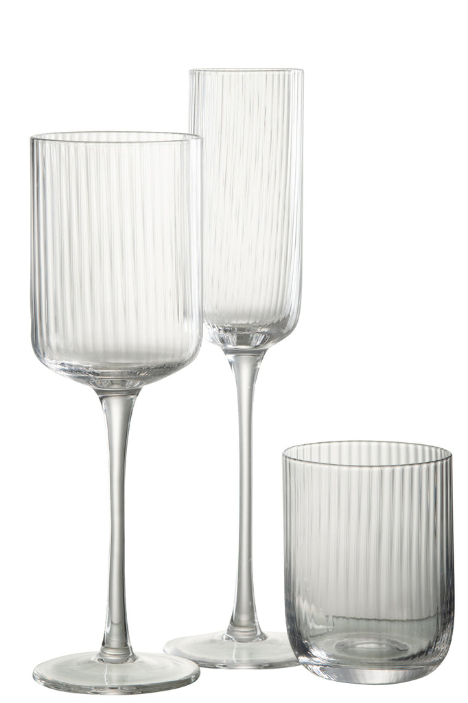 Verre A Champagne Louise Verre Transparent