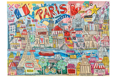 Wall Deco Paris Popart Canvas Mix